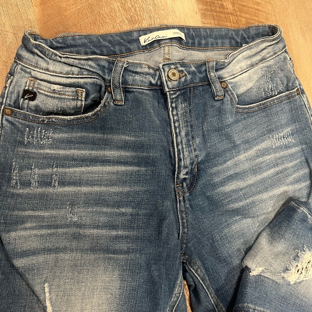 KanCan Boyfriend Distressed Jeans size 29 - Picture 5 of 5